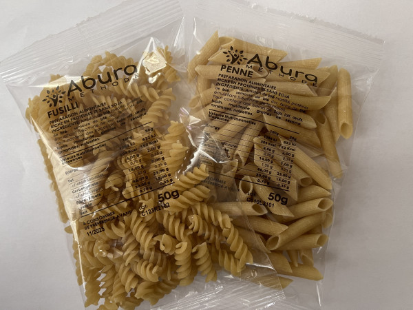 lot de 5 Fusilli et 5 penne